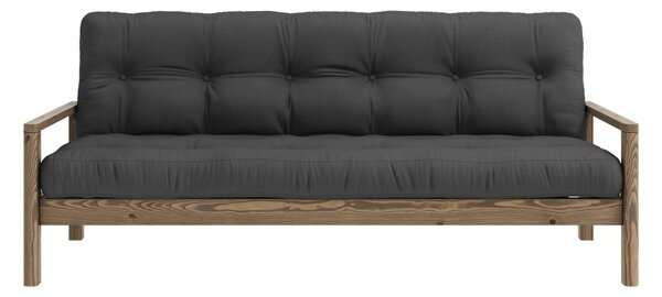 Ciemnoszara rozkładana sofa 205 cm Knob – Karup Design