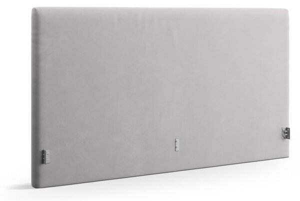 Jasnoszary tapicerowany zagłówek 150,5x100 cm Remo – Micadoni