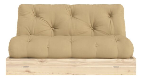 Jasnobrązowa rozkładana sofa 145 cm Flip – Karup Design