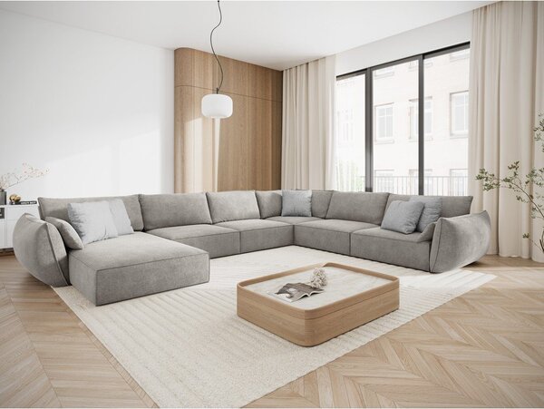 Jasnoszary narożnik (prawostronny) Vanda – Mazzini Sofas