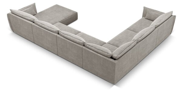 Jasnoszary narożnik (lewostronny) Vanda – Mazzini Sofas