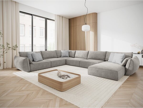 Jasnoszary narożnik (lewostronny) Vanda – Mazzini Sofas