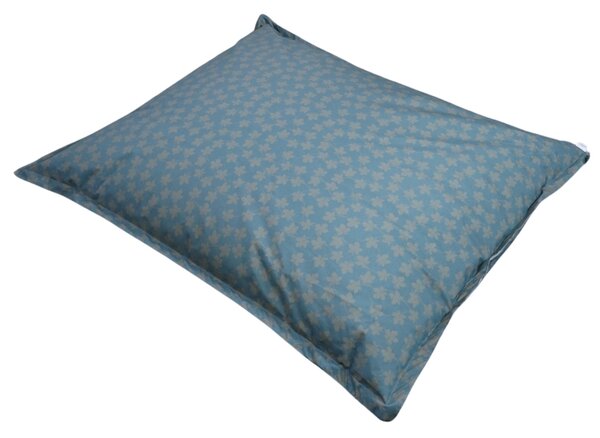 Poduszka do siedzenia na podłogę LAZY BAG 150x125 cm niebieska