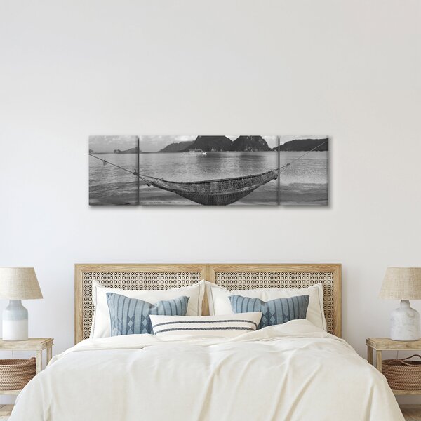 Obraz - Hamak na plaży (170x50 cm)