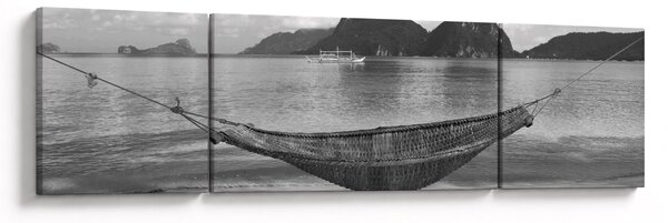 Obraz - Hamak na plaży (170x50 cm)