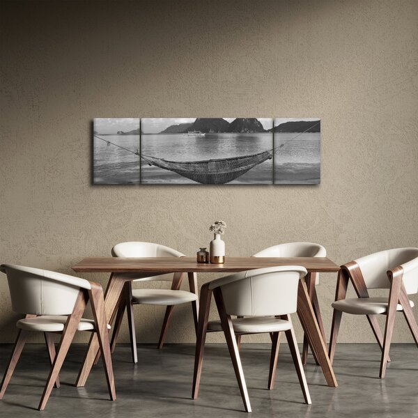 Obraz - Hamak na plaży (170x50 cm)