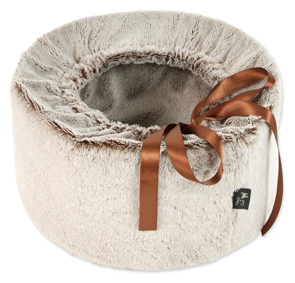 Jasnobrązowe legowisko dla kotów ø 40 cm Magic Cat – Plaček Pet Products