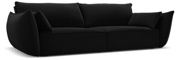 Czarna aksamitna sofa 208 cm Vanda – Mazzini Sofas