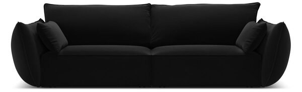 Czarna aksamitna sofa 208 cm Vanda – Mazzini Sofas