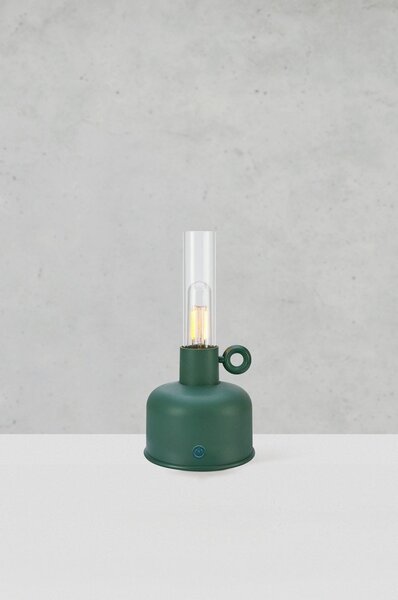 Ciemnozielona lampa stołowa LED (wysokość 22 cm) Astrid – Markslöjd