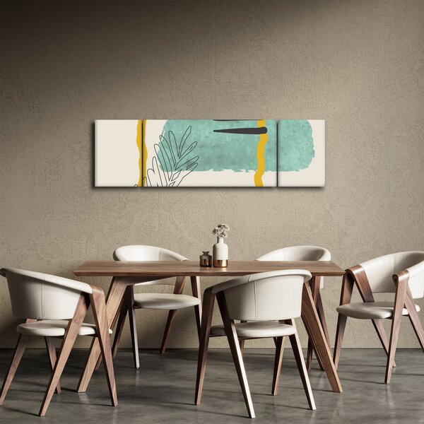 Obraz - Arkusze abstrakcyjne N⁰2 (170x50 cm)