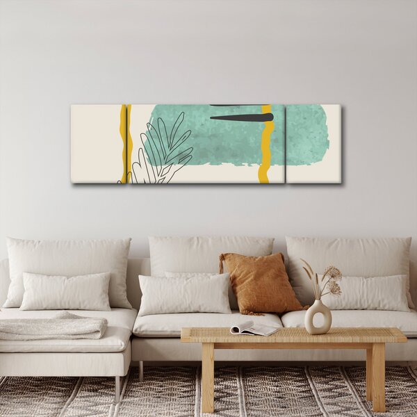 Obraz - Arkusze abstrakcyjne N⁰2 (170x50 cm)