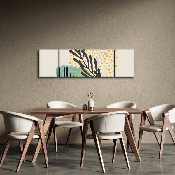 Obraz - Arkusze abstrakcyjne N⁰3 (170x50 cm)