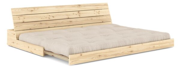 Beżowa rozkładana sofa 196 cm Base – Karup Design
