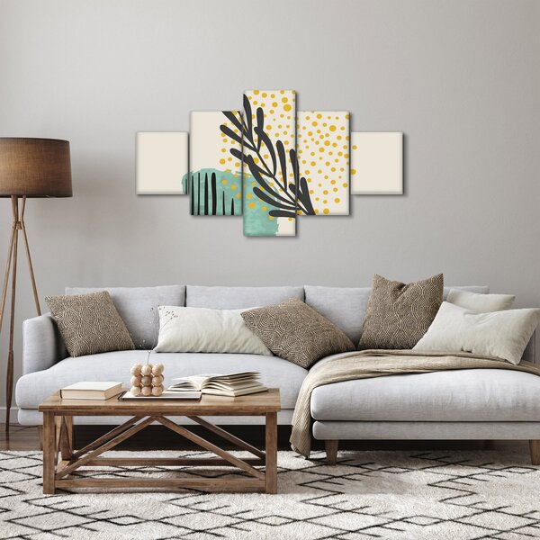 Obraz - Arkusze abstrakcyjne N⁰3 (125x70 cm)