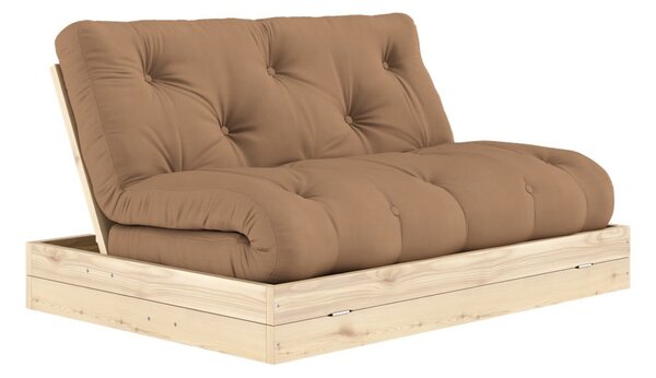 Brązowa rozkładana sofa 145 cm Flip – Karup Design