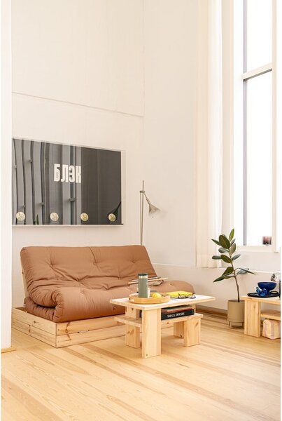 Beżowa rozkładana sofa 145 cm Flip – Karup Design