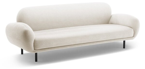 Biała sofa z materiału bouclé 208 cm Poppy – Micadoni