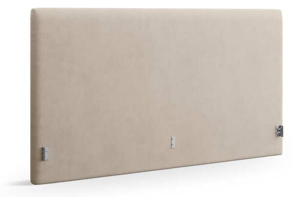 Jasnobrązowy tapicerowany zagłówek 150,5x100 cm Remo – Micadoni