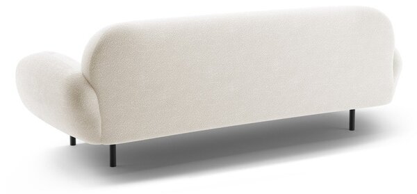 Biała sofa z materiału bouclé 208 cm Poppy – Micadoni