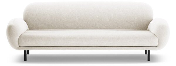 Biała sofa z materiału bouclé 208 cm Poppy – Micadoni