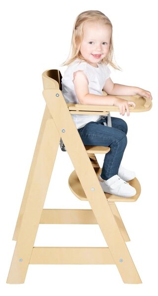 Tacka do krzesełka do karmienia w naturalnym kolorze Sit Up Flex – Roba