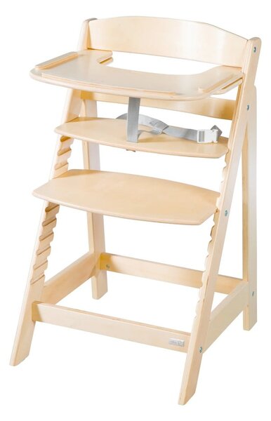 Tacka do krzesełka do karmienia w naturalnym kolorze Sit Up Flex – Roba