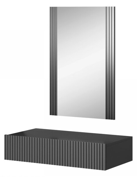 Toaletka Tilderi Grey z lustrem