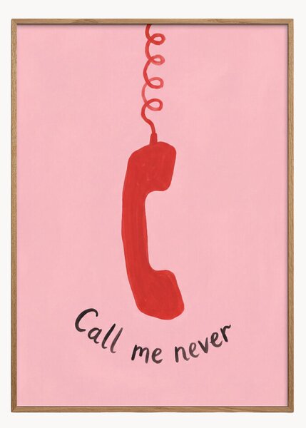 Oprawiony druk cyfrowy Call Me Never