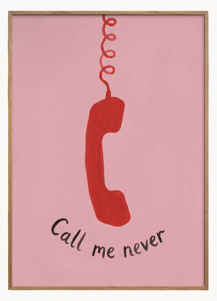 Oprawiony druk cyfrowy Call Me Never