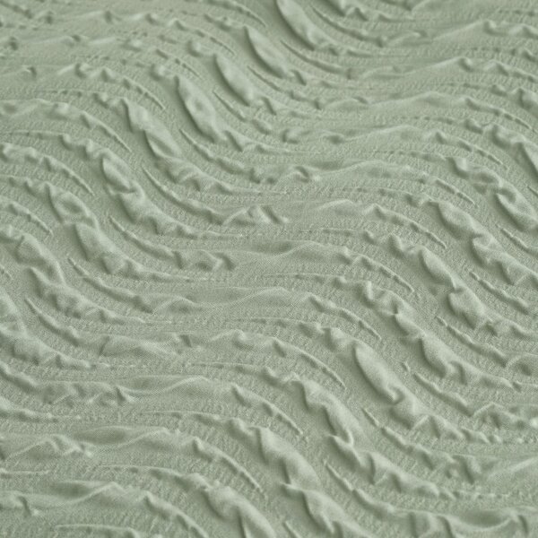 Zielona pościel dwuosobowa z kory 230x220 cm Heatset Wave – Catherine Lansfield