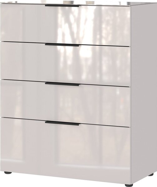 Kremowa wysoka komoda 83x102 cm Oakland – Germania