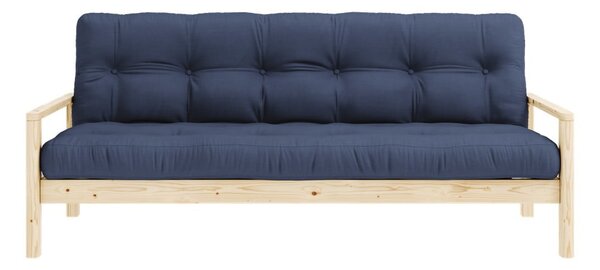 Ciemnoniebieska rozkładana sofa 205 cm Knob – Karup Design