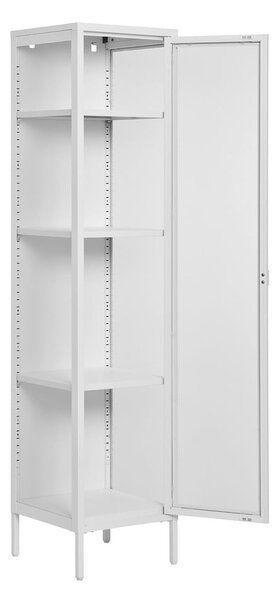 Biała metalowa witryna 40x180 cm Brisbane – House Nordic