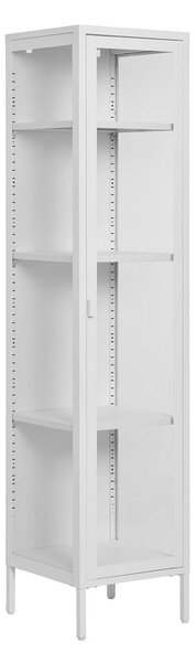 Biała metalowa witryna 40x180 cm Brisbane – House Nordic