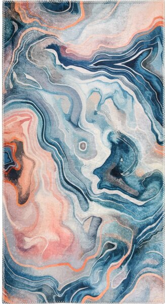Niebiesko-różowy dywan odpowiedni do prania 60x100 cm Colors of Joy – Vitaus