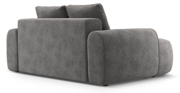 Szara aksamitna sofa 175 cm Linz – Cosmopolitan Design