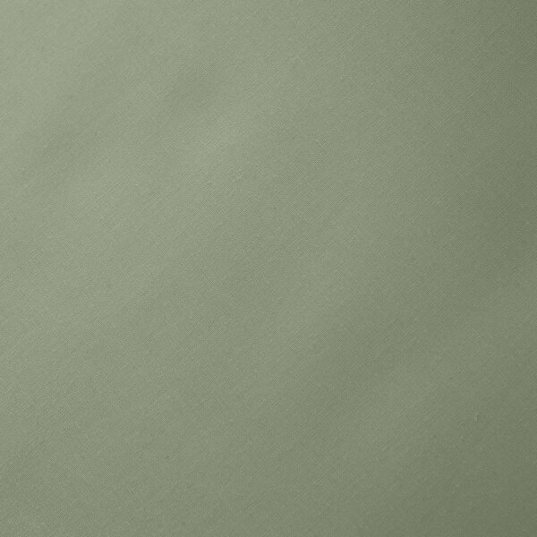 Zielone prześcieradło z perkalu bawełnianego z gumką 90x190 cm Cotton Percale – Bianca