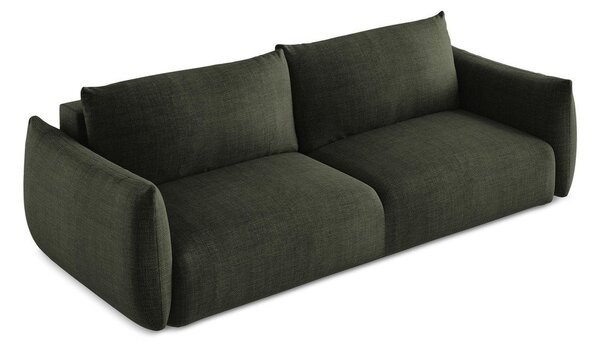 Zielona rozkładana sofa 230 cm Leila – Makamii
