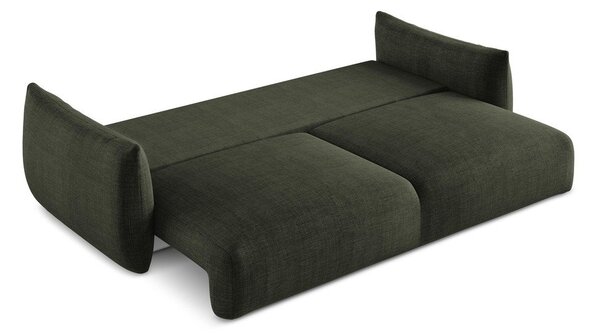 Zielona rozkładana sofa 230 cm Leila – Makamii