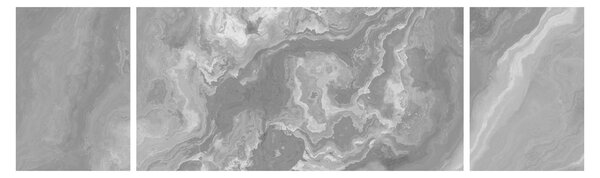 Obraz - Marmur w czerni i bieli (170x50 cm)