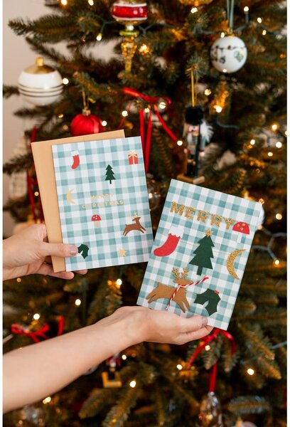 Kartka świąteczna Merry Christmas – Meri Meri