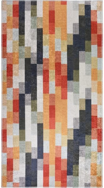 Pomarańczowo-szary chodnik odpowiedni do prania 80x200 cm Blocks of Fun – Vitaus