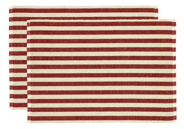 Maty stołowe z mieszanki juty zestaw 2 szt. 33x48 cm Statement Stripe – Södahl