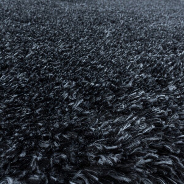 Antracytowy dywan 80x150 cm Fluffy – Ayyildiz Carpets