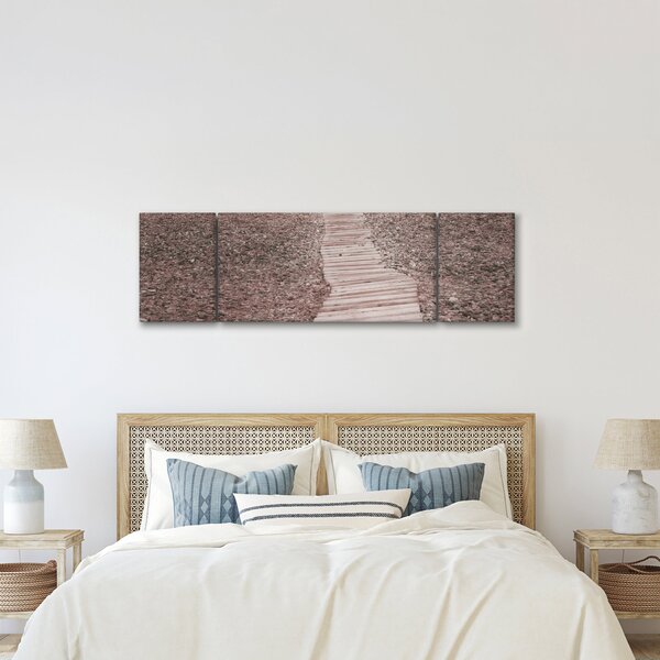 Obraz - Plaża żwirowa (170x50 cm)