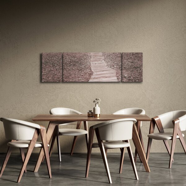 Obraz - Plaża żwirowa (170x50 cm)