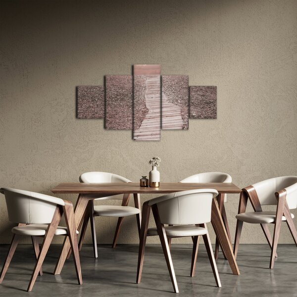 Obraz - Plaża żwirowa (125x70 cm)