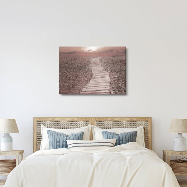 Obraz - Plaża żwirowa (70x50 cm)