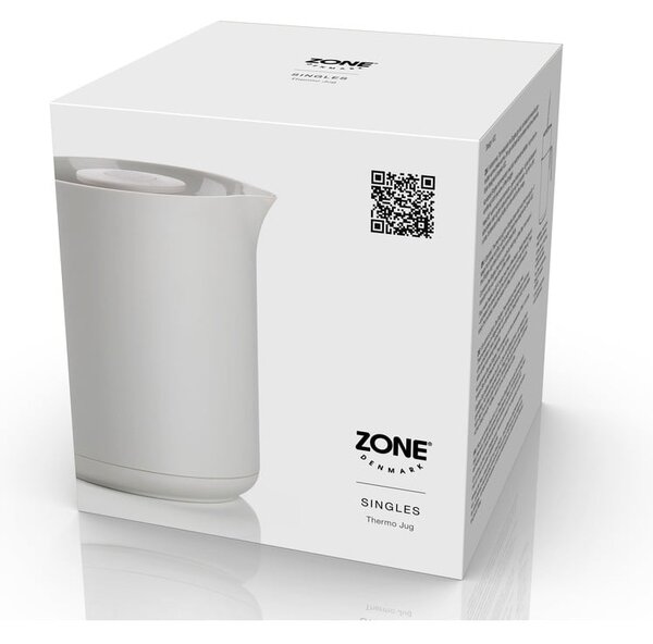 Jasnoszary termos 600 ml Singles – Zone